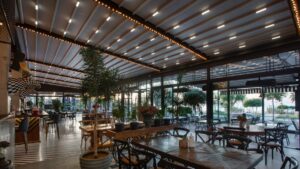 İşletmeniz İçin Bioklimatik Pergola Çatı Sistemleri